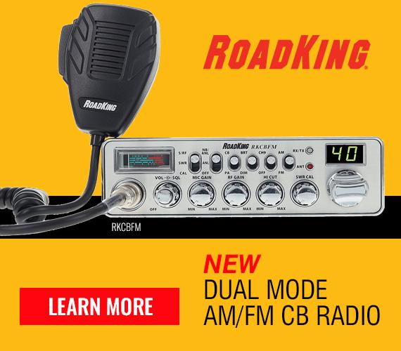 The new RoadKing AM/FM CB Radio - for enhanced audio clarity