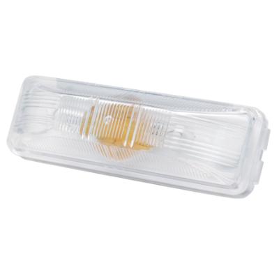 3.75 x 1.25 Sealed Clearance/Marker Light w/2 Bulbs and Plug Connection - Clear