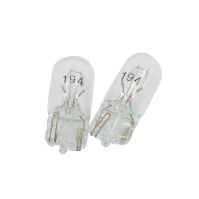 #194 Heavy-Duty Automotive Replacement Bulbs, Clear 2-Pack