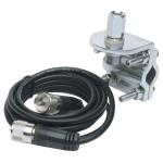 2' Top Loaded Fiberglass CB Antenna with Mirror Mount and Cable, 750W 2' Top Loaded Fiberglass CB Antenna with Mirror Mount and Cable, 750W