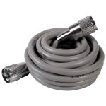 3' RG8X Cable with PL259 Connectors, Grey (A8X3) 3' RG8X Cable with PL259 Connectors, Grey (A8X3)