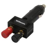 12V Power Plug with Brass Posts 12V Power Plug with Brass Posts