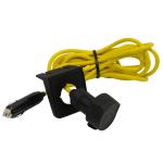 12' Extension Cord with 12V Adapter and USB Port
