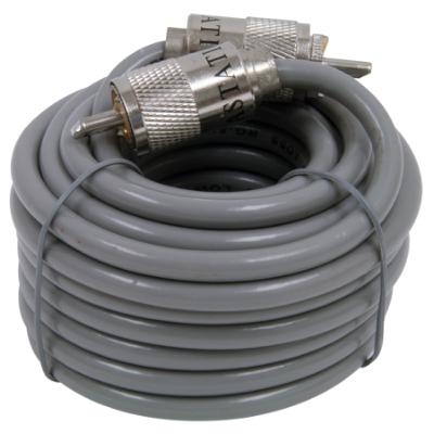 18' Coaxial Cable with PL259 Connectors