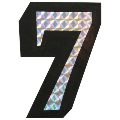 7 Prism Style Adhesive Number