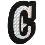 C Prism Style Adhesive Letter