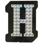 H Prism Style Adhesive Letter