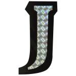 J Prism Style Adhesive Letter