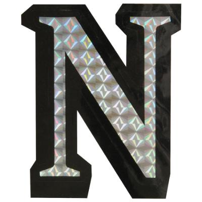 N Prism Style Adhesive Letter