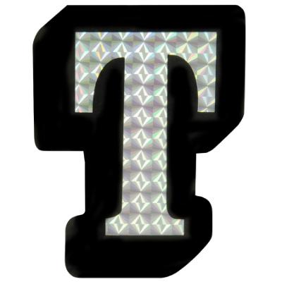 T Prism Style Adhesive Letter