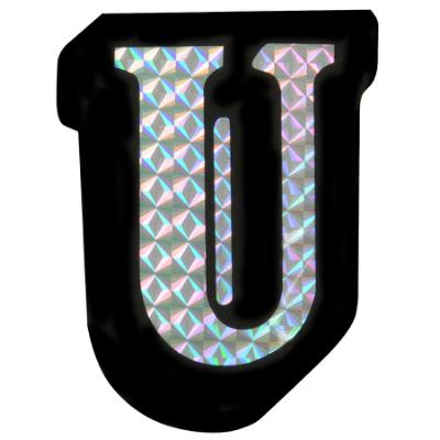 U Prism Style Adhesive Letter