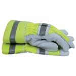 Hi-Visibility Green Class 2 Safety Vest and Work Glove Combo, XL