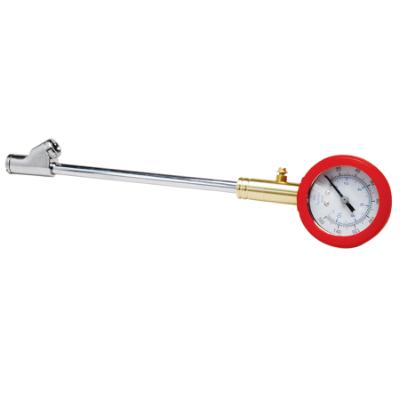 Straight-On Dual Foot Tire Gauge with Easy-to-Read Dial