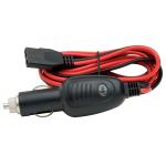 2-Wire, 15 Amp 3-Pin CB Power Cord with 12-Volt Cigarette Lighter Plug