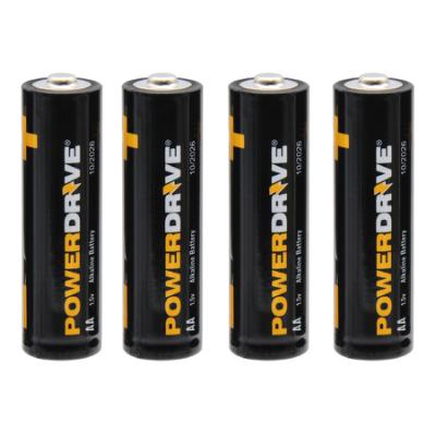AA Alkaline Batteries, 4-Pack