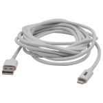 10' Lightning(R) to USB Charge and Sync Cable, White