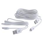 Lightning(R) 2 Pack Bundle 4Ft & 8Ft Cable, White
