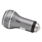 12V/DC Dual 2.4A and 2.4A USB Charger, Graphite 12V/DC Dual 2.4A and 2.4A USB Charger, Graphite