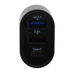 12V/DC Triple Quick Charge™ 3.0 USB and Dual 2.4A USB Charger 12V/DC Triple Quick Charge™ 3.0 USB and Dual 2.4A USB Charger