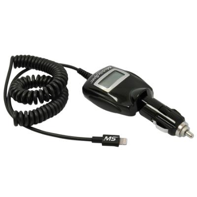 12V/DC 2.4A Lightning® Charger with LCD Display and 8' Cable