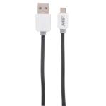 3' Micro to USB Charge and Sync Foam Cable, Black