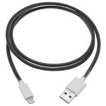 3' Lightning® to USB Charge and Sync Foam Cable, Black 3' Lightning® to USB Charge and Sync Foam Cable, Black