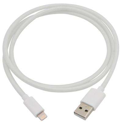 3' Lightning® to USB Charge and Sync Foam Cable, White
