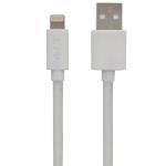 3' Lightning® to USB Charge and Sync Foam Cable, White