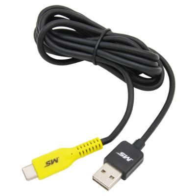 6' USB-C to USB Charge and Sync Cable, Black