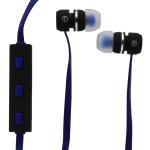 Bluetooth® Wireless Earbuds with In-Line Mic, Blue/Black