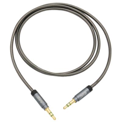 3' 3.5mm to 3.5mm Auxiliary Cable, Graphite