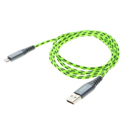 Hi-Vis 4ft Lightning(R) to USB-A Cable, Yellow