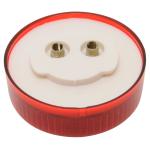 2 Round Sealed Light, Red 2 Round Sealed Light, Red