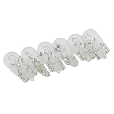 #168 Heavy-Duty Automotive Replacement Bulbs, Clear 6-Pack