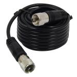 18' CB Antenna Coax Cable with PL-259 Connectors, Black 18' CB Antenna Coax Cable with PL-259 Connectors, Black