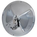 8.5 Stainless Steel Adjustable Convex Mirror, Center Stud 8.5 Stainless Steel Adjustable Convex Mirror, Center Stud