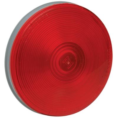 4.25 Round Sealed Light with 3-Prong Grote® Connector, Red