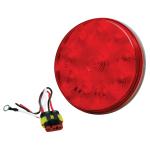 4 LED Low Profile Round Sealed Stop/Turn/Tail Light, Red