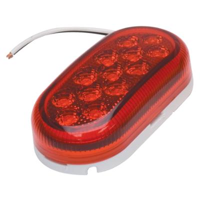2x4 Sealed LED Light with Diamond Lens, Red