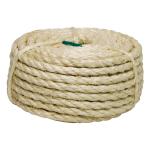 1/4x50' (6mmx14m) 3-Strand Twisted Sisal Rope 1/4x50' (6mmx14m) 3-Strand Twisted Sisal Rope