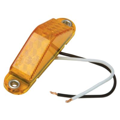 3.5x.75 Slim LED Sealed Light with 2 Wire Connection, Amber