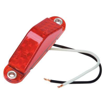 3.5x.75 Slim LED Sealed Light with 2 Wire Connection, Red