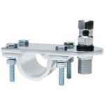 Heavy-Duty Aluminum Mirror Mount w/SO-239 Connector, Freightliner/Mack Trucks Heavy-Duty Aluminum Mirror Mount w/SO-239 Connector, Freightliner/Mack Trucks