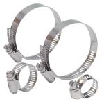 Adjustable Metal Hose clamps assortment, 6-Pack