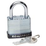 40mm Laminated Steel Padlock with Bumper Guard, 1 Shackle