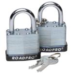 40mm Laminated Steel Padlock with Bumper Guard, 1 Shackle