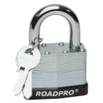 50mm Laminated Steel Padlock with Bumper Guard, 1.25 Shackle