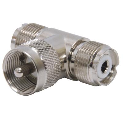 T Coax PL-259 to SO-239 Connector