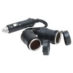 12-Volt 2 Outlet Fused Cigarette Lighter Adapter with Short Cord 12-Volt 2 Outlet Fused Cigarette Lighter Adapter with Short Cord