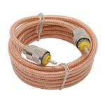 9' CB Antenna Mini-8 Coax Cable with PL-259 Connectors, Clear 9' CB Antenna Mini-8 Coax Cable with PL-259 Connectors, Clear